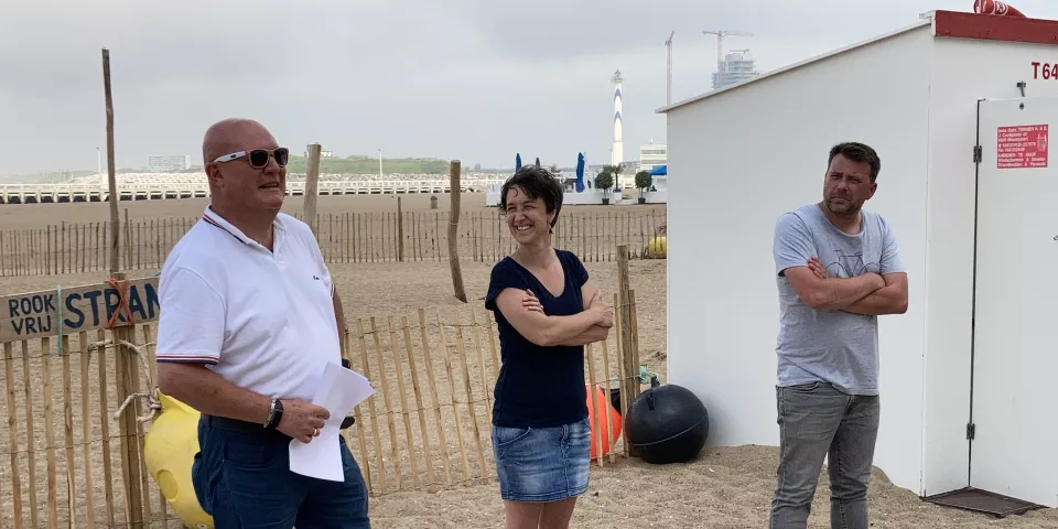 mensen op het strand